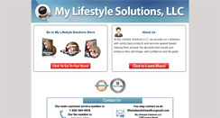 Desktop Screenshot of mylifestylesolutionsllc.com